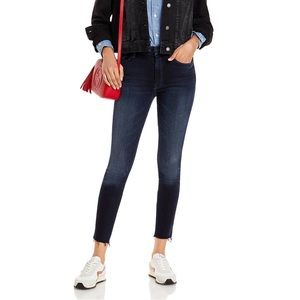 Mother High Waisted Looker Ankle Fray - Last Call Size 30